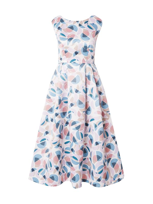 Closet London Closet London Рокля  кремаво / светлокафяво / нефритено зелено / светлорозово