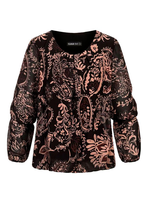 Cloud5ive Cloud5ive Блуза  бежово / кафяво / черно