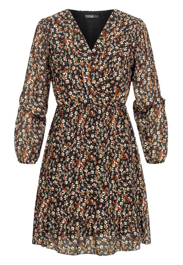 Cloud5ive Cloud5ive Рокля  зелено / оранжево / черно / бяло