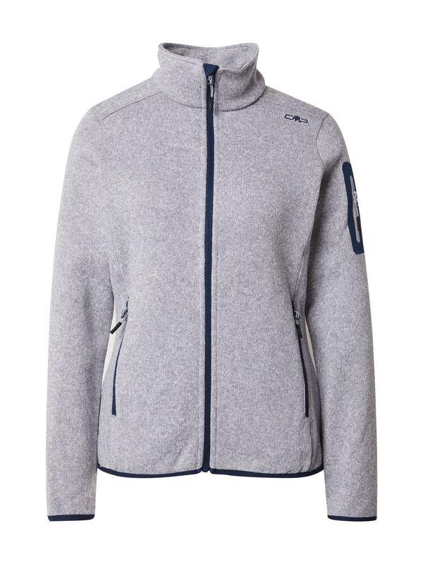 CMP CMP Функционално поларено яке  нейви синьо / сив меланж