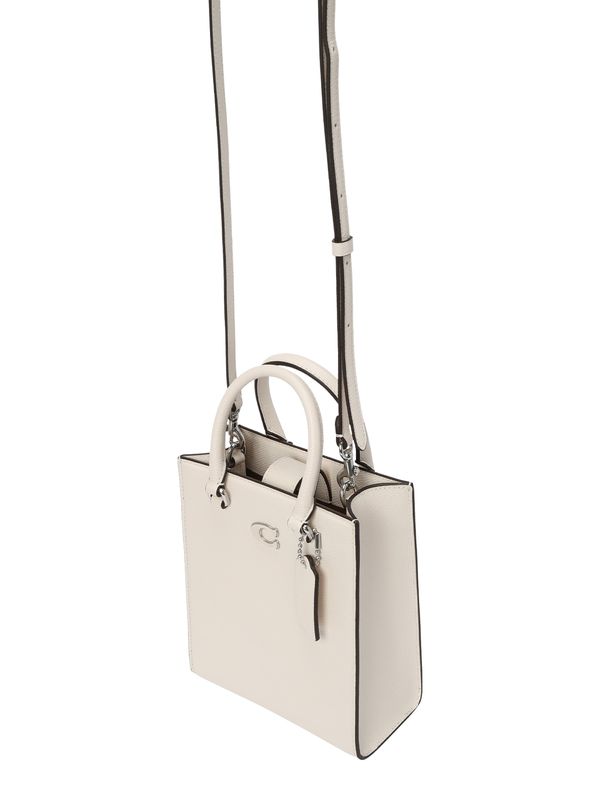 COACH COACH Дамска чанта  бял памук