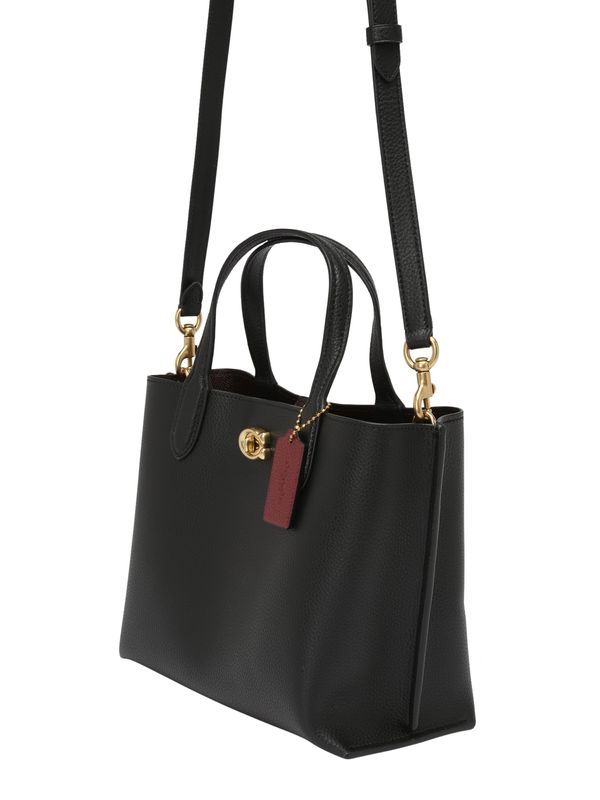 COACH COACH Дамска чанта  червено / черно