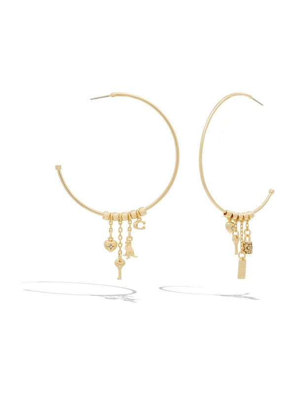 COACH COACH Обеци  злато