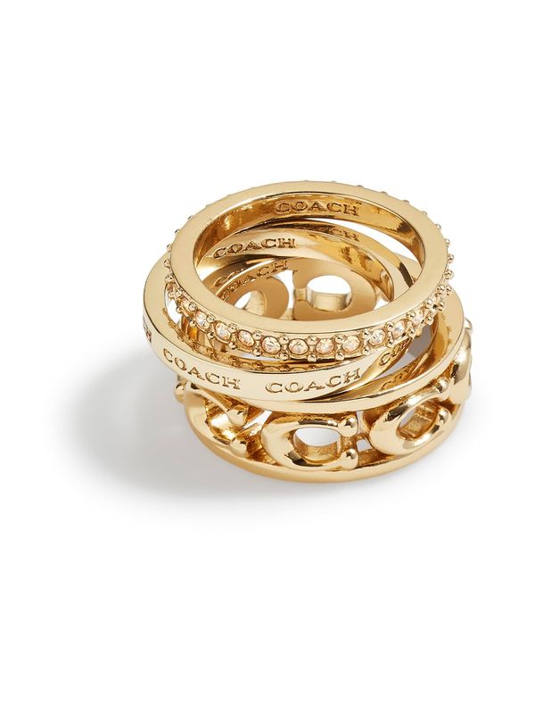 COACH COACH Пръстен  злато