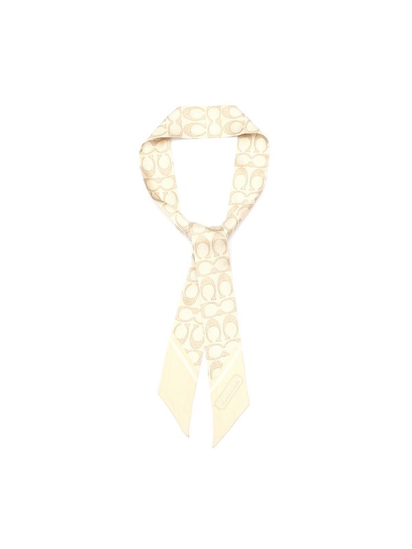 COACH COACH Шал  кремаво / тъмнобежово