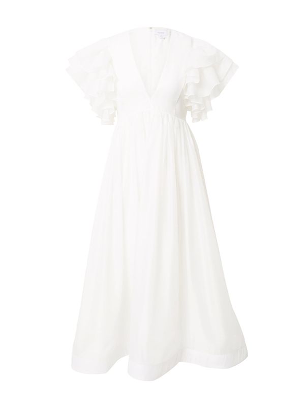 Coast Coast Рокля 'Ivory Mega Ruffle Full Skirted Dress'  мръсно бяло