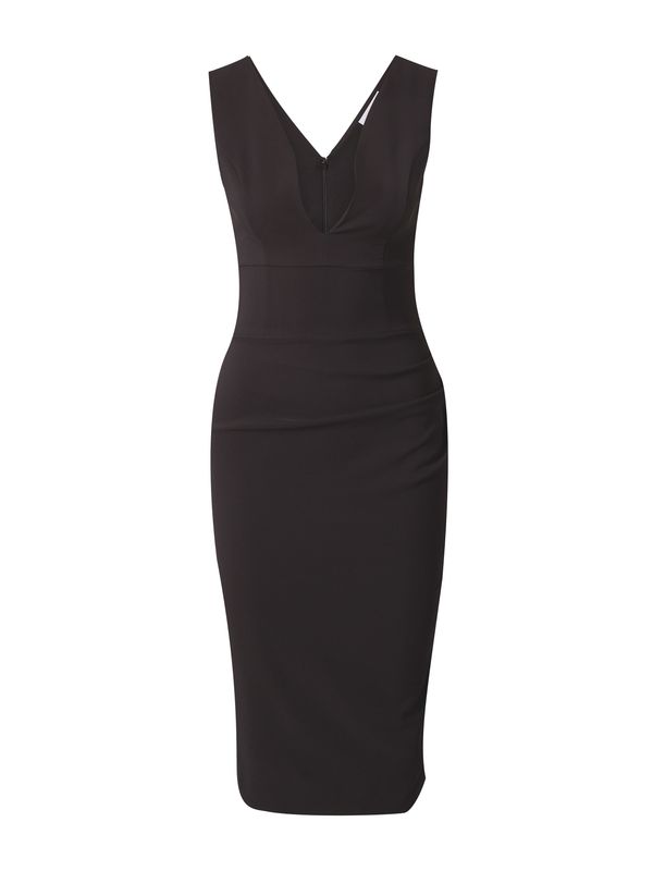 Coast Coast Рокля с права кройка 'Plunge'  черно