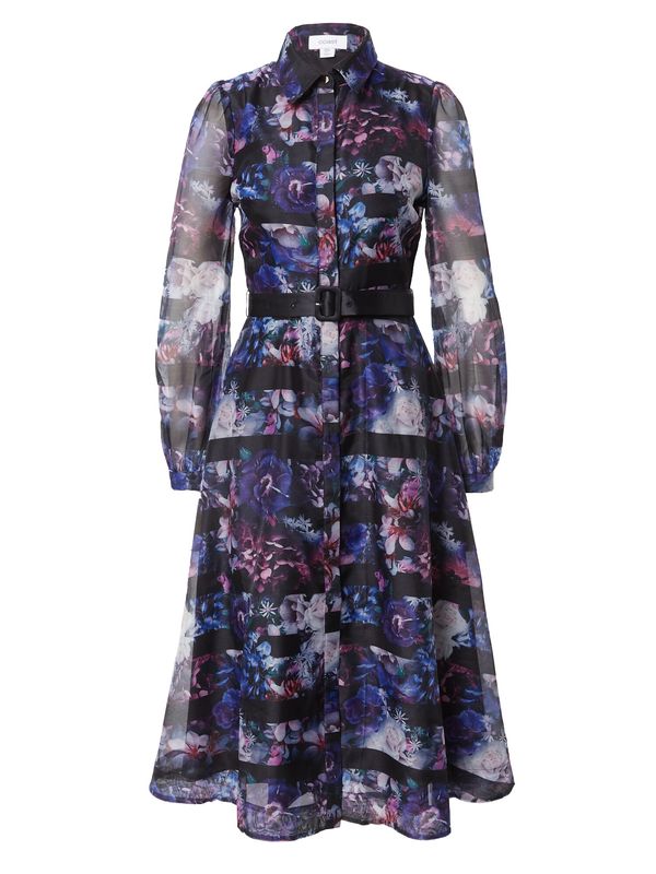 Coast Coast Рокля тип риза  слива / боровинка / черно / бяло