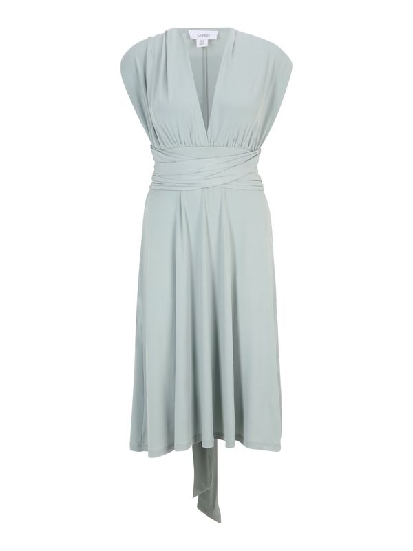 Coast Coast Рокля за коктейл  пастелно зелено