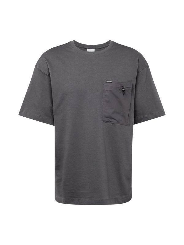 COLUMBIA COLUMBIA Функционална тениска  антрацитно черно / черно / бяло