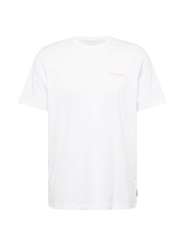 COLUMBIA COLUMBIA Функционална тениска 'Explorers Canyon'  оранжево / бяло