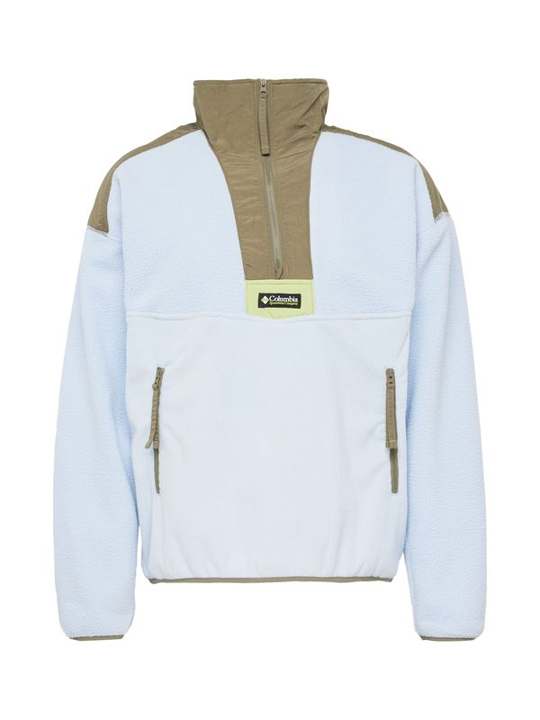 COLUMBIA COLUMBIA Спортен пуловер  пастелно синьо / маслина / ябълка / черно