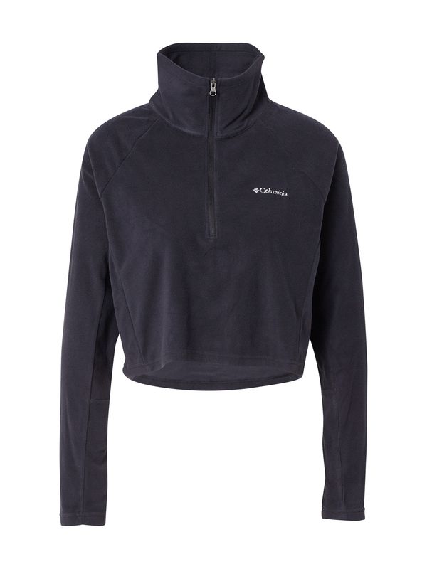 COLUMBIA COLUMBIA Спортен суитшърт с качулка 'Glacial™'  черно / бяло