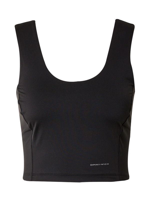 COLUMBIA COLUMBIA Спортен топ 'Boundless Trek'  черно / бяло