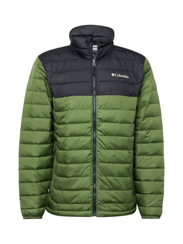 COLUMBIA COLUMBIA Спортно яке  зелено / черно / бяло