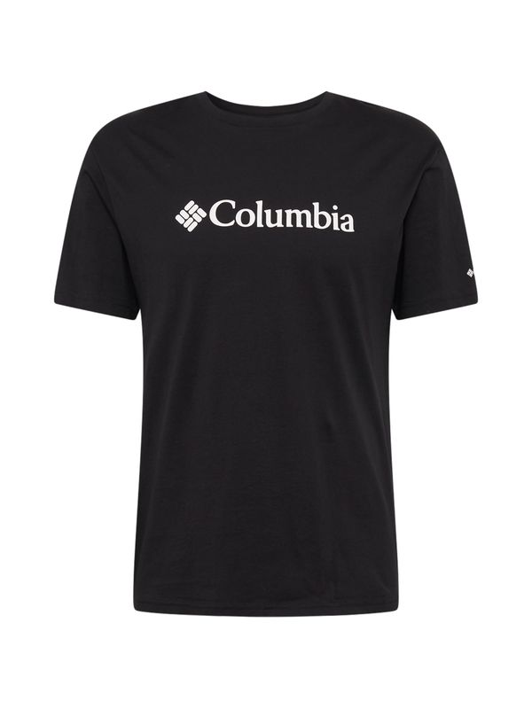 COLUMBIA COLUMBIA Тениска  черно / бяло