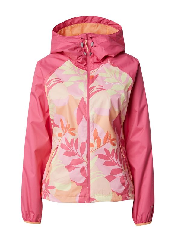 COLUMBIA COLUMBIA Външно яке 'Ulica'  светлозелено / оранжево / корал / светлорозово