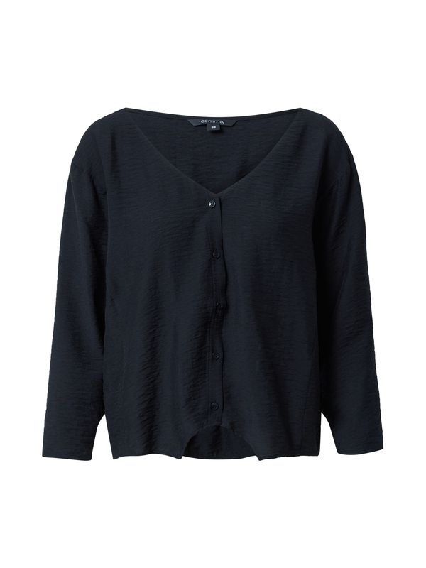COMMA COMMA Блуза  черно