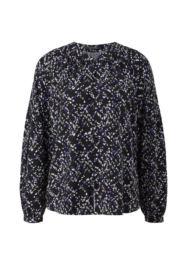 COMMA COMMA Блуза  сиво / лилав / черно / бяло