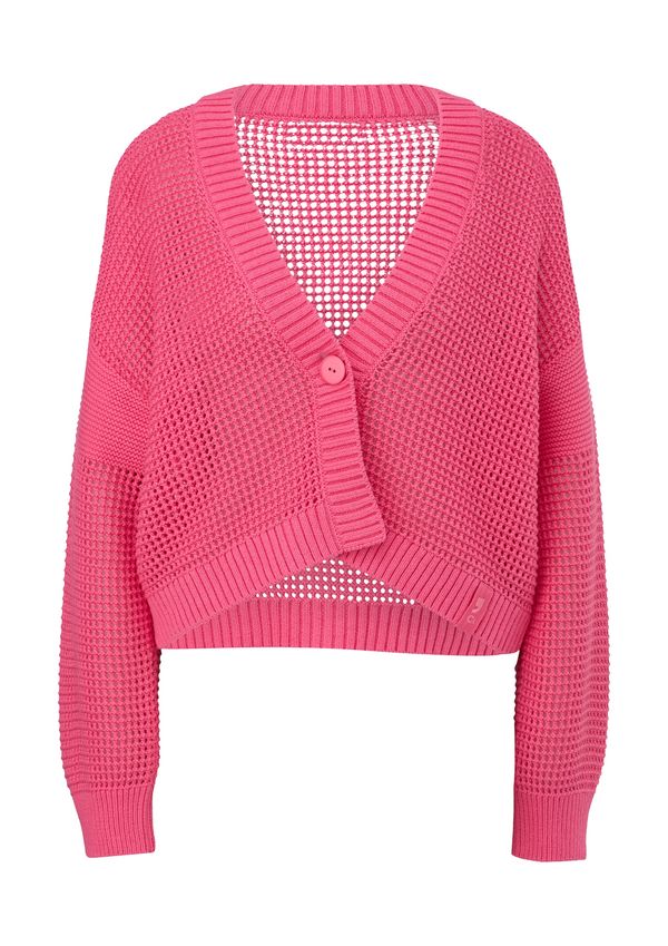 comma casual identity comma casual identity Плетена жилетка  малина