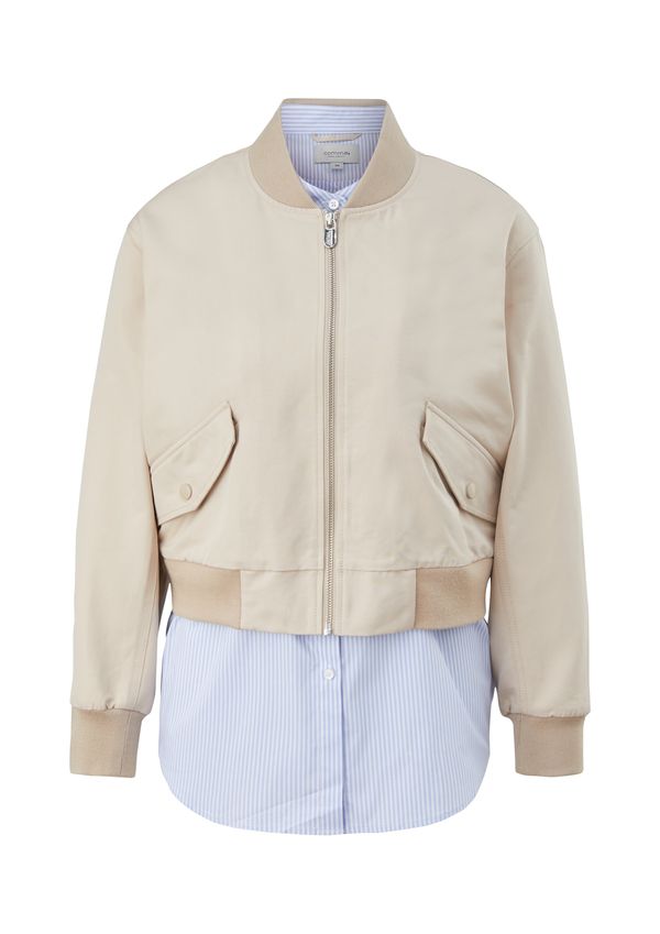 comma casual identity comma casual identity Преходно яке  светлобежово / светлосиньо / бяло