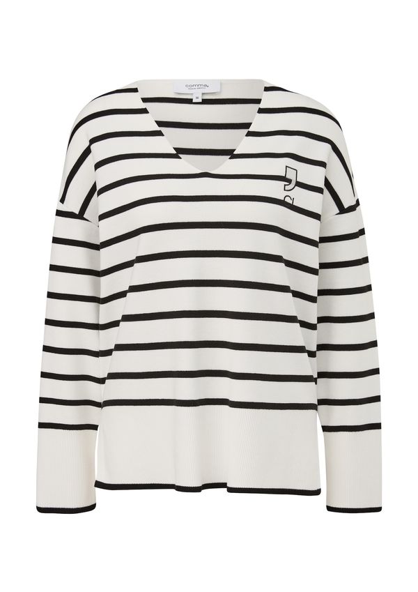 comma casual identity comma casual identity Пуловер  черно / бяло