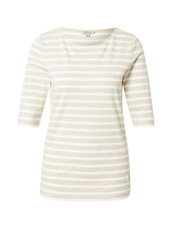 comma casual identity comma casual identity Тениска  бежово меланж / бяло