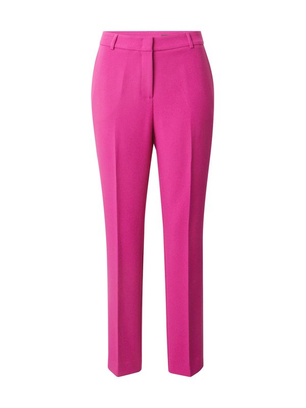 COMMA COMMA Панталон с ръб  тъмнорозово