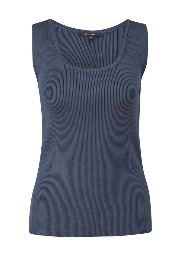 COMMA COMMA Плетен топ  тъмносиньо