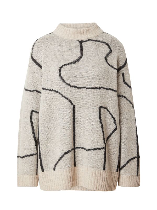 COMMA COMMA Пуловер  бежово / черно