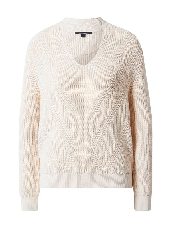 COMMA COMMA Пуловер  кремаво