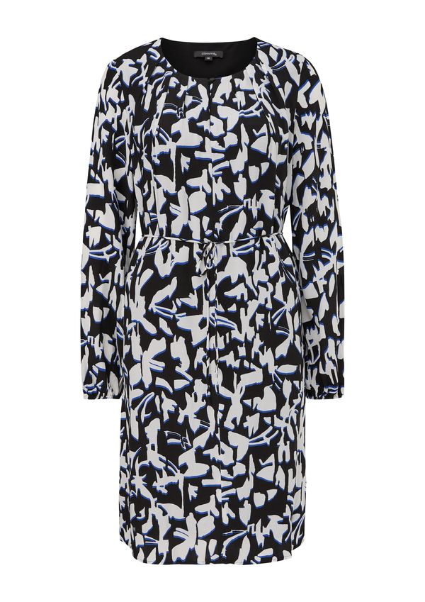 COMMA COMMA Рокля  синьо / черно / бяло