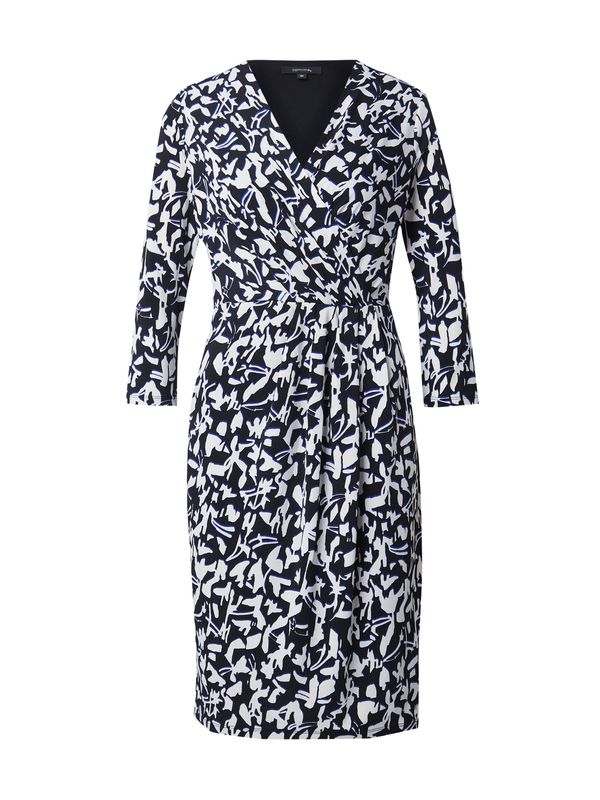 COMMA COMMA Рокля  синьо / черно / бяло