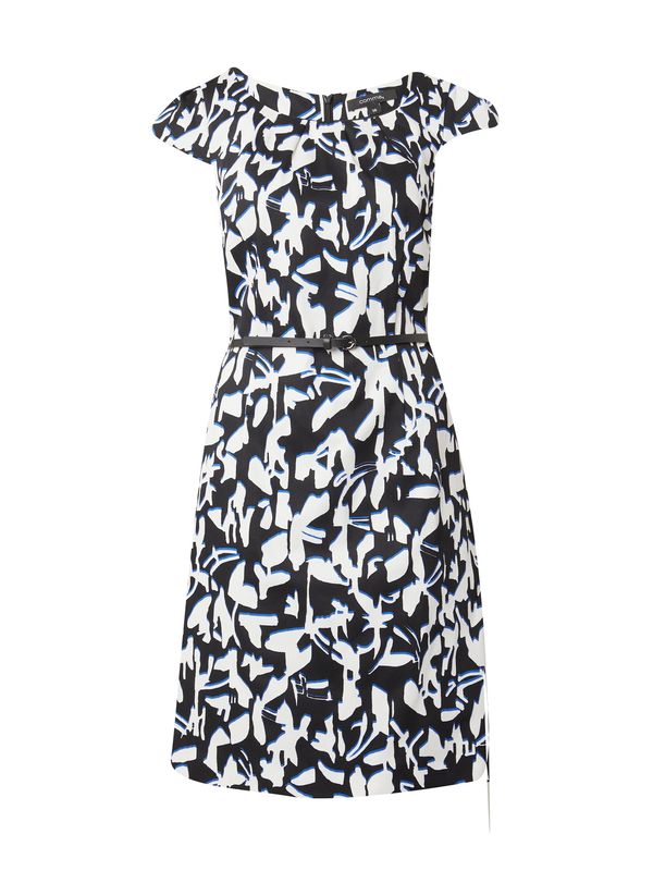 COMMA COMMA Рокля  синьо / черно / бяло