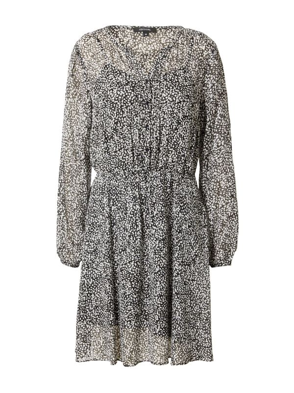 COMMA COMMA Рокля  сиво / тъмносиво / черно / бяло