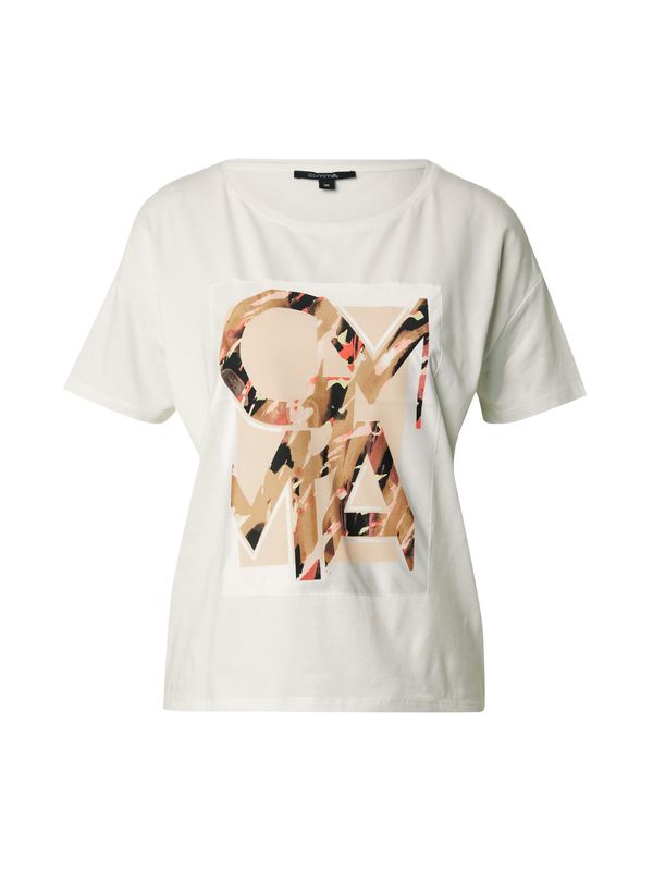 COMMA COMMA Тениска  капучино / бледорозово / черно / бяло