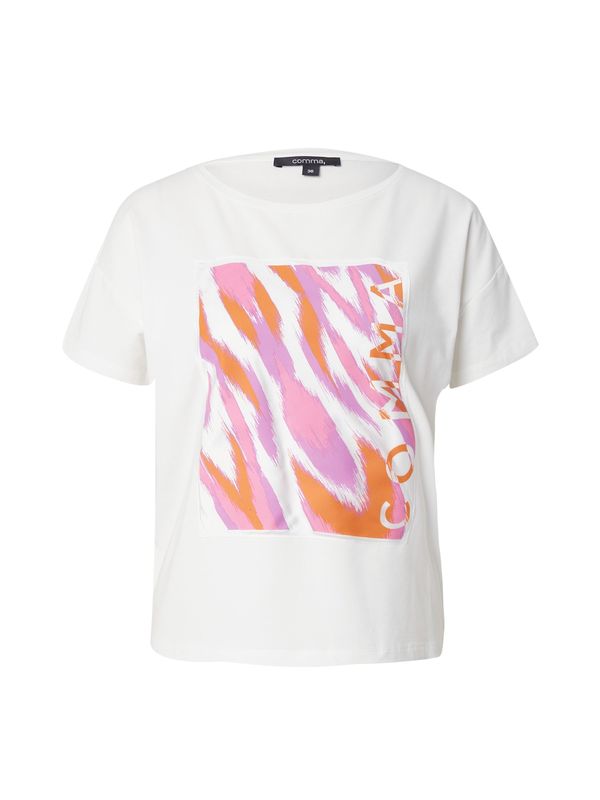 COMMA COMMA Тениска  лилав / оранжево / розово / бяло
