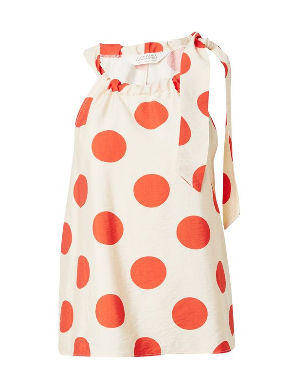 Compania Fantastica Compania Fantastica Блуза  кремаво / тъмнооранжево