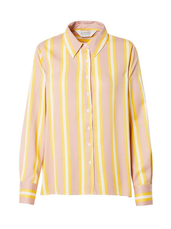 Compania Fantastica Compania Fantastica Блуза  жълто / розе / бяло