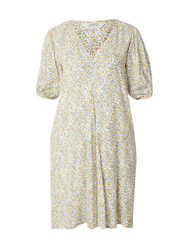 Compania Fantastica Compania Fantastica Рокля  бежово / златистожълто / петрол