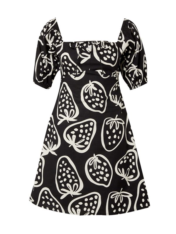 Compania Fantastica Compania Fantastica Рокля  черно / мръсно бяло