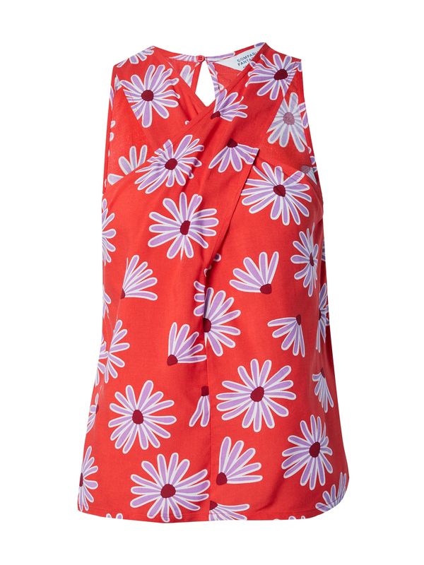 Compania Fantastica Compania Fantastica Топ  люляк / червено / бургундово червено / бяло