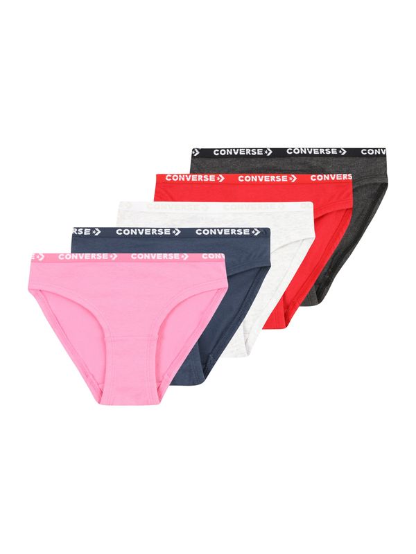 CONVERSE CONVERSE Долни гащи  светлорозово / огнено червено / черен меланж / бяло