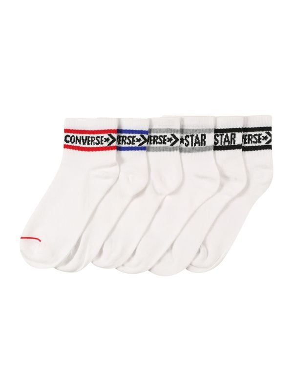 CONVERSE CONVERSE Къси чорапи  синьо / сиво / червено / черно / бяло