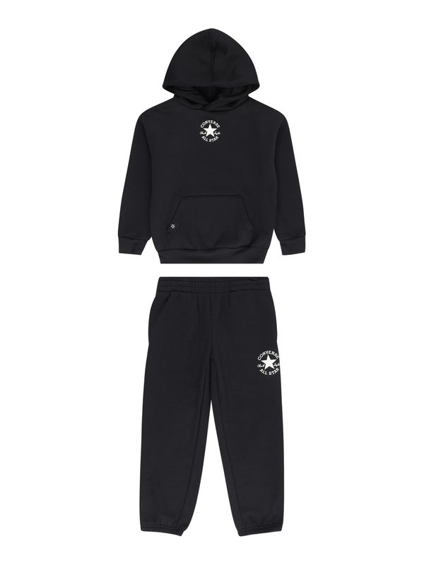 CONVERSE CONVERSE Облекло за бягане  черно / бяло