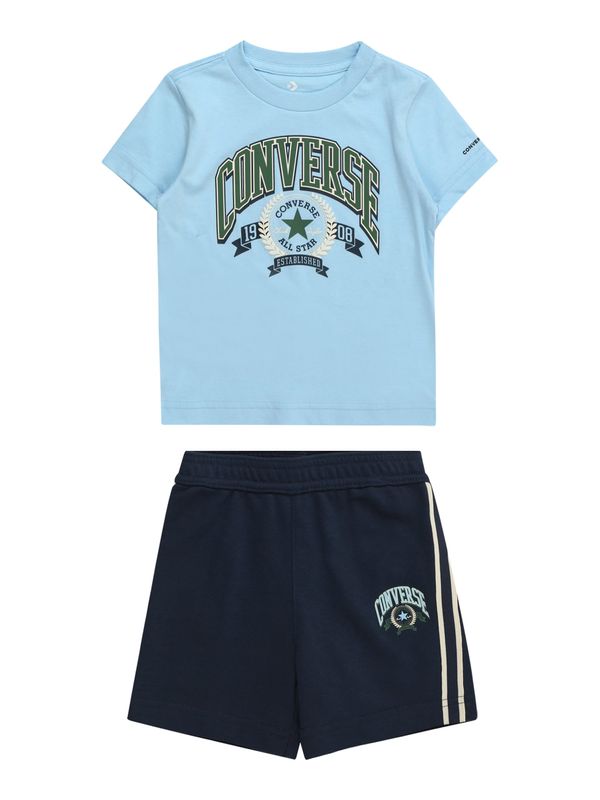 CONVERSE CONVERSE Облекло за бягане 'CLUB'  морскосиньо / светлосиньо / тъмнозелено / бяло