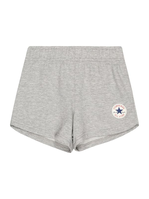 CONVERSE CONVERSE Панталон  сив меланж / бяло