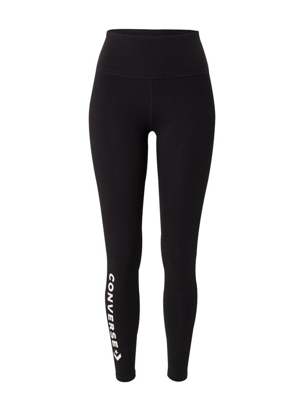 CONVERSE CONVERSE Панталон 'Wordmark'  черно / бяло