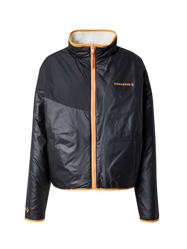 CONVERSE CONVERSE Преходно яке  оранжево / черно / мръсно бяло