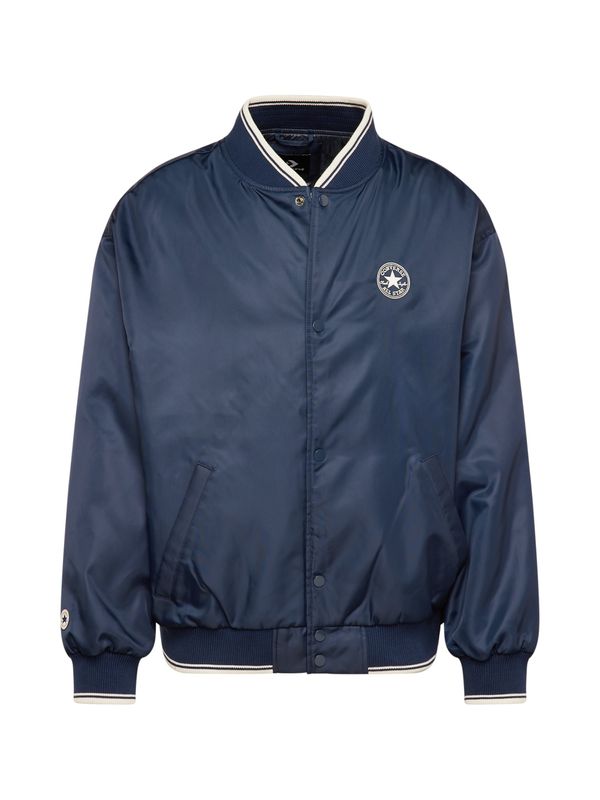 CONVERSE CONVERSE Преходно яке 'RETRO CHUCK VARSITY'  тъмносиньо / бяло